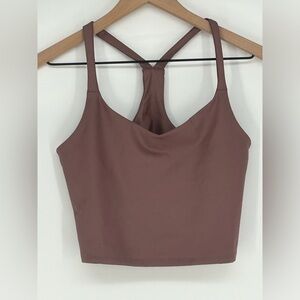 Abercrombie & Fitch Mauve Cropped‎ Racerback Fitted Tank- Size Women's XS